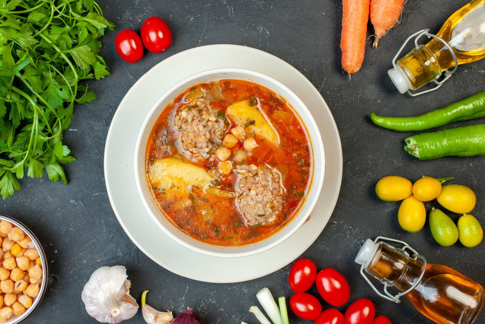 Albondigas soup